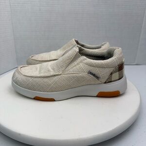OrthoComfoot Women's Orthopedic Slip On Loafer Shoes Size 6 Beige Plantar Fascii